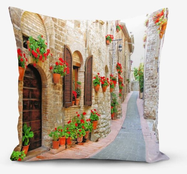 Colorful Street pamutkeverék párnahuzat, 45 x 45 cm - Minimalist Cushion Covers