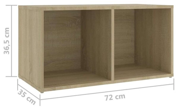 VidaXL TV-szekrény szett - Sonoma tölgy - 4 db - 72x35x36,5cm