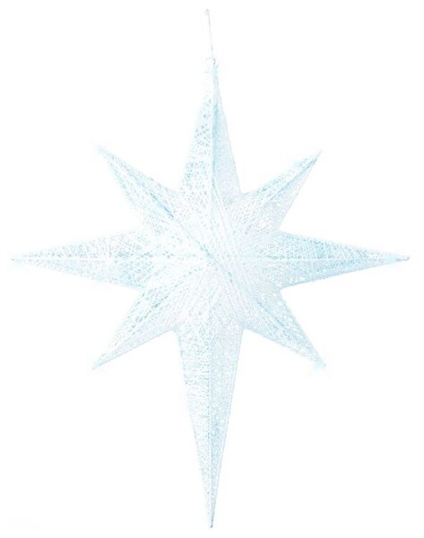 Fehér Csillag Alakú Kültéri Karácsonyi LED Fény 67 cm OSMA
