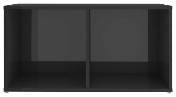 VidaXL 4 db magasfényű szürke forgácslap TV-szekrény 72 x 35 x 36,5 cm