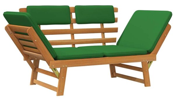 VidaXL 2 az 1-ben Akácfa Kerti Pad és Heverő - 190 cm