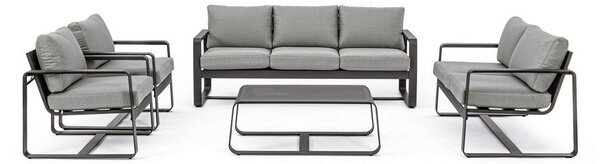 Alumínium kerti dohányzóasztal 62x105 cm Merrigan – Bizzotto