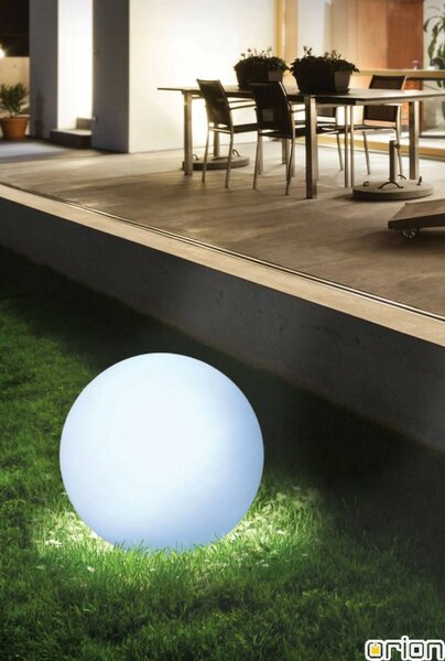 BALL modern LED kültéri távirányítós, dekor lámpa tölthető akkumlátorral 111186