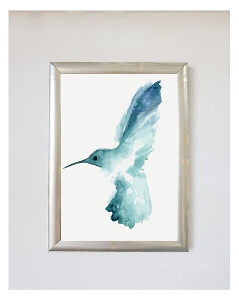 Bird Left plakát keretben, 30 x 20 cm - Piacenza Art