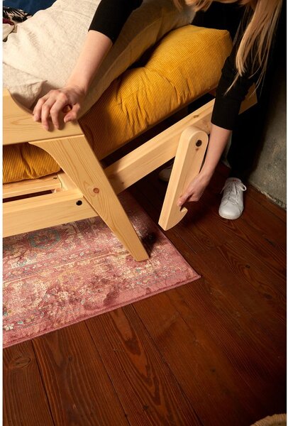 Grab bézs kinyitható kanapé 204 cm - Karup Design