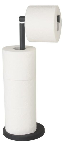 YOKA Home wc papír tartó állvány - fekete (5 tekercs)