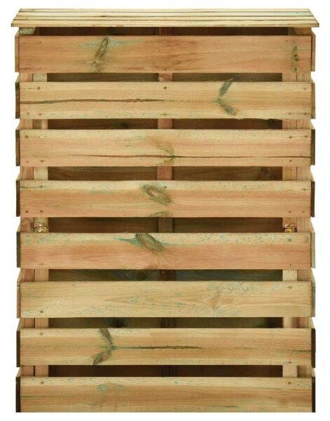 VidaXL Fa Komposztáló - 2 db - 80x50x100 cm