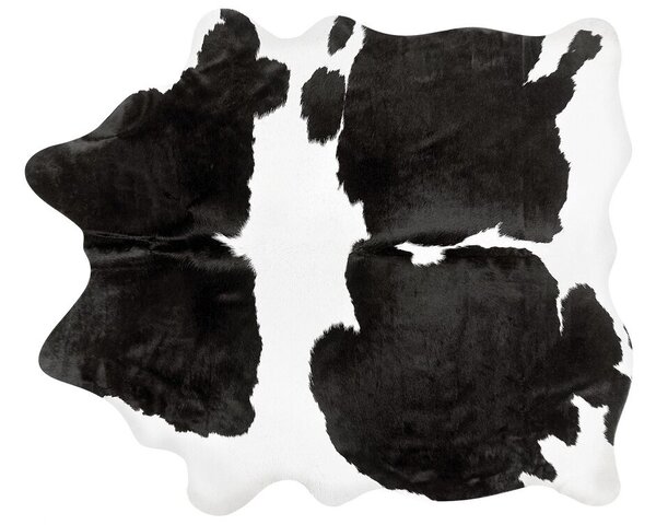 Fekete és fehér bőrszőnyeg 3-4 m² NASQU