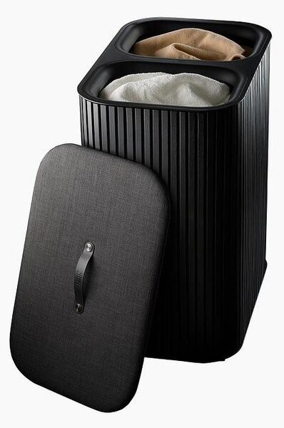 Fekete bambusz szennyeskosár 2x45 l Tota Luxe – Joseph Joseph