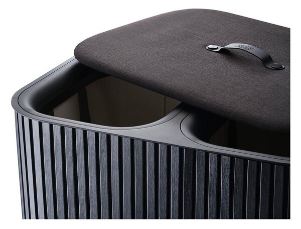 Fekete bambusz szennyeskosár 2x45 l Tota Luxe – Joseph Joseph