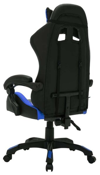 Gamer Szék - RGB LED - Kék-Fekete