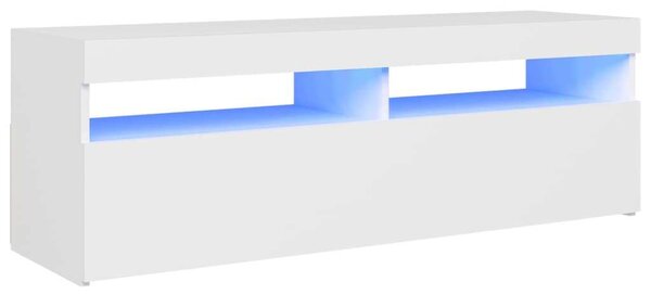 VidaXL TV-szekrény - Fehér - LED - 120cm