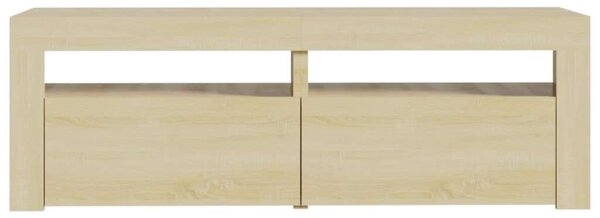 VidaXL TV-szekrény - Sonoma Tölgy - 120cm LED-es