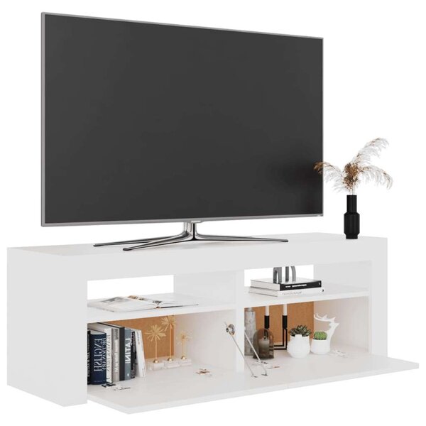 VidaXL TV-szekrény - Fehér - LED - 120cm