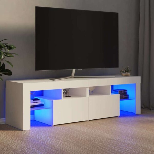 VidaXL TV-szekrény - Modern LED - Fehér - 140 cm