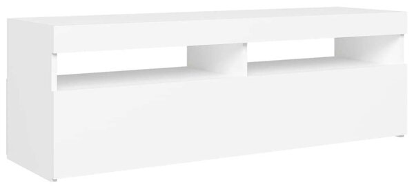 VidaXL TV-szekrény - Fehér - LED - 120cm