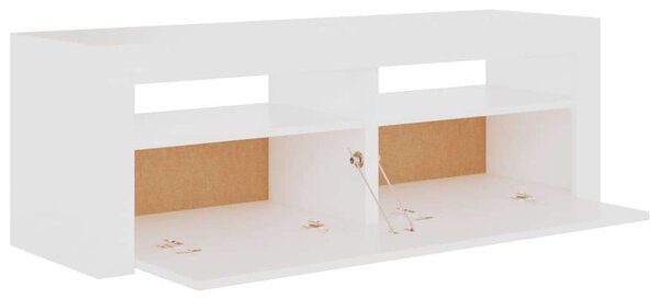 VidaXL TV-szekrény - Fehér - LED - 120cm