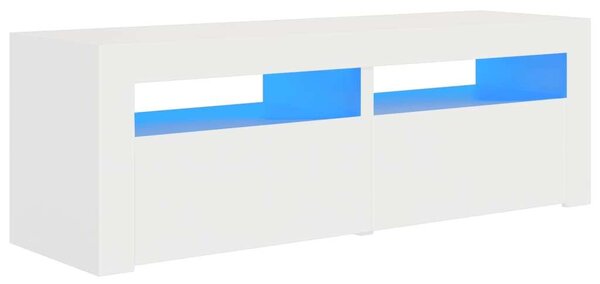 VidaXL TV-szekrény - Fehér - LED - 120cm