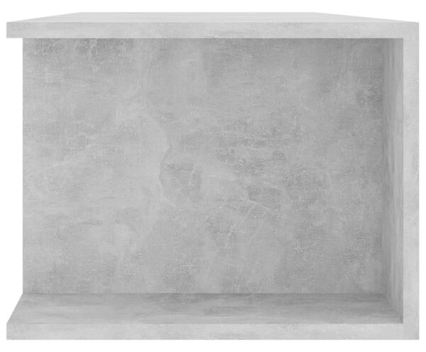 VidaXL TV-szekrény - LED világítás - Betonszürke - 135cm