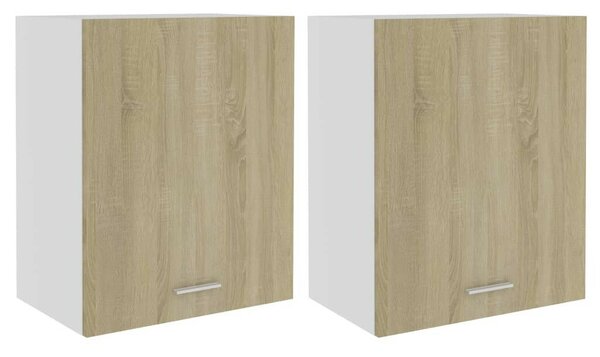 VidaXL Konyhai Falszekrény 2 db-os Sonoma Tölgy 50x31x60 cm