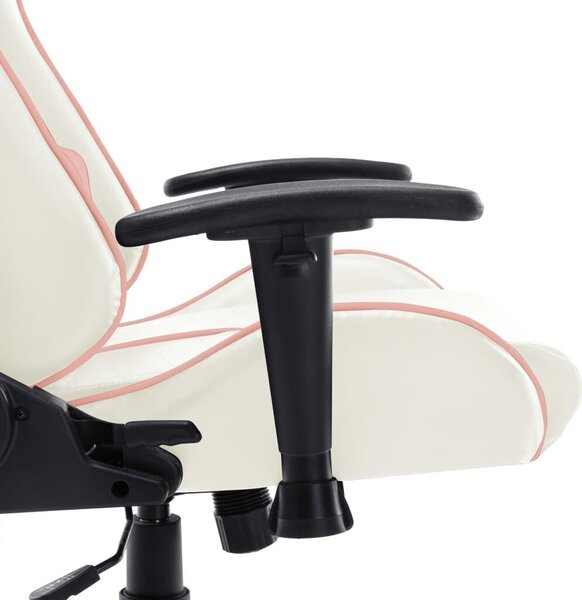 VidaXL Gamer Szék - Fehér-Rózsaszín