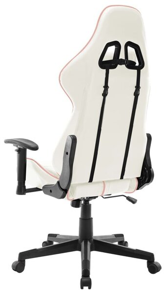 VidaXL Gamer Szék - Fehér-Rózsaszín