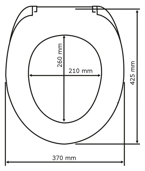 WC-ülőke 37 x 42,5 cm Bamboo – Wenko