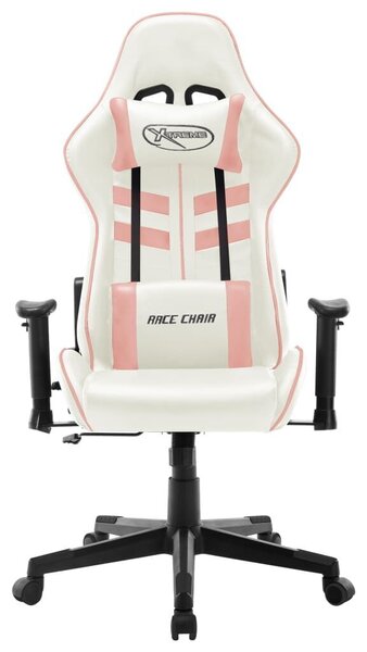 VidaXL Gamer Szék - Fehér-Rózsaszín