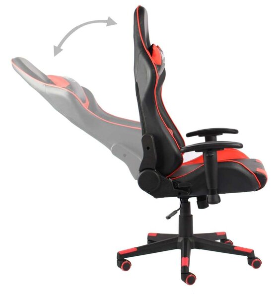 VidaXL Gamer Szék - Piros-Fekete