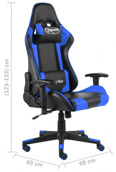 VidaXL Xtreme Gamer szék - Fekete-Kék