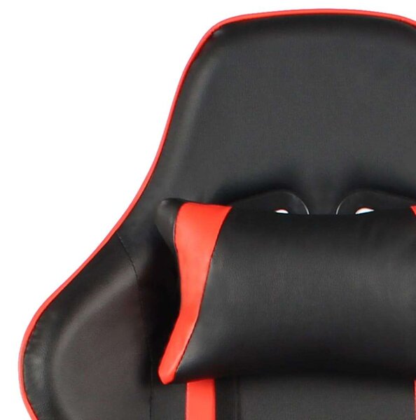 VidaXL Gamer Forgószék - Fekete/Piros - 123-133 cm