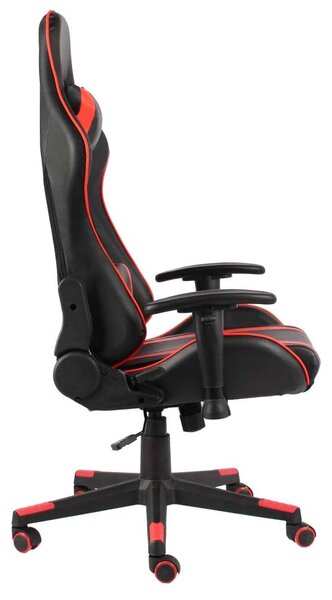 VidaXL Gamer Forgószék - Fekete/Piros - 123-133 cm