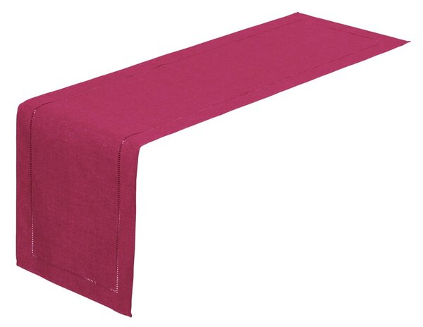 Fukszia rózsaszín asztali futó, 150 x 41 cm - Casa Selección