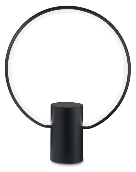 CERCHIO modern LED asztali lámpa, fekete