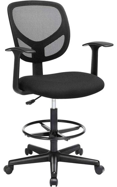 Songmics Ergonomikus Irodai szék - Állítható Magasságú Lábtartóval