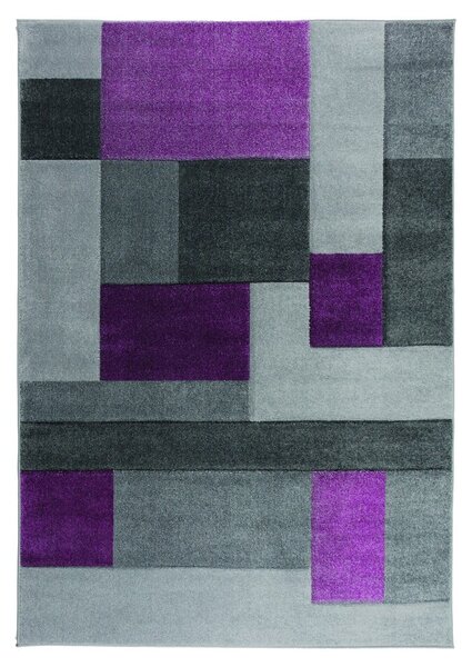 Cosmos szürke-lila szőnyeg, 120 x 170 cm - Flair Rugs