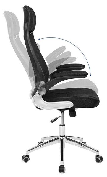 Songmics Irodai Forgószék - Ergonomikus Hálós Szék - Fekete