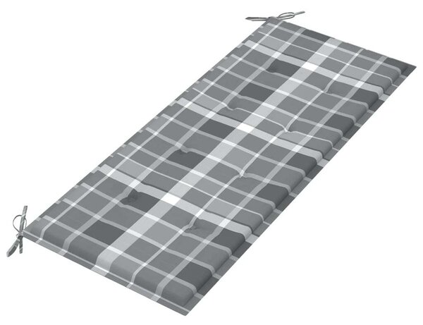 VidaXL Bambusz Kerti Pad - Összecsukható - 118 cm