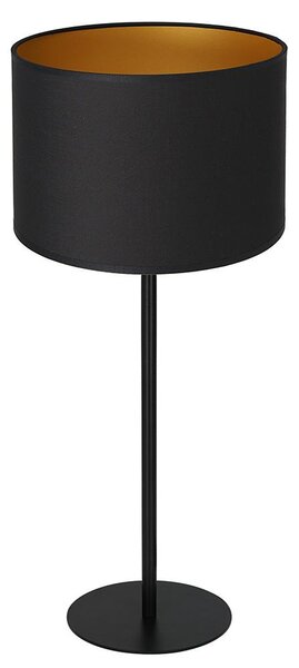 Luminex Asztali lámpa ARDEN 1xE27/60W/230V á. 25 cm fekete/arany LU3497