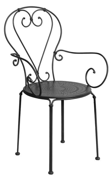 CENTURY karfás szék, fekete