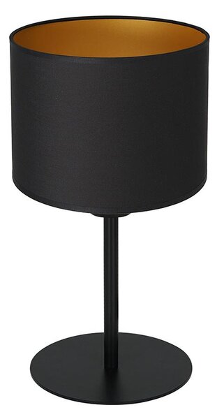 Luminex Asztali lámpa ARDEN 1xE27/60W/230V á. 18 cm fekete/arany LU3496