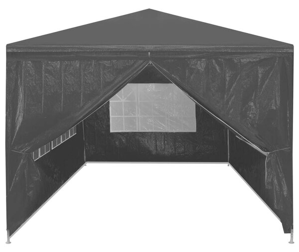 VidaXL Parti Sátor - Polietilén - 3x6m - Antracitszürke