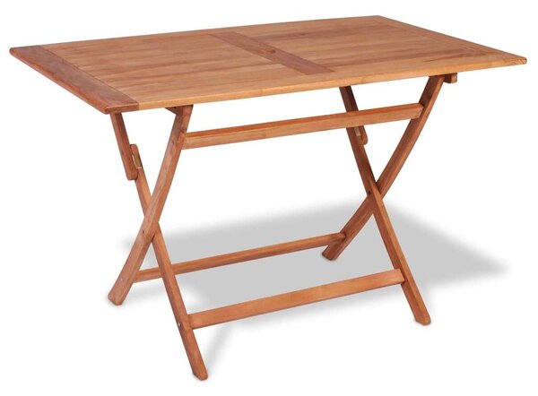 VidaXL Teakfa Összecsukható Kerti Asztal - 120x70x75 cm
