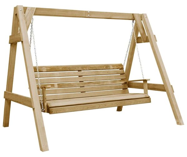 VidaXL impregnált fenyőfa kerti Hintapad 205x150x157cm
