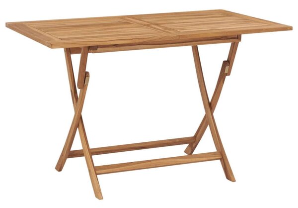 VidaXL Teakfa Összecsukható Kerti Asztal - 120x70x75 cm