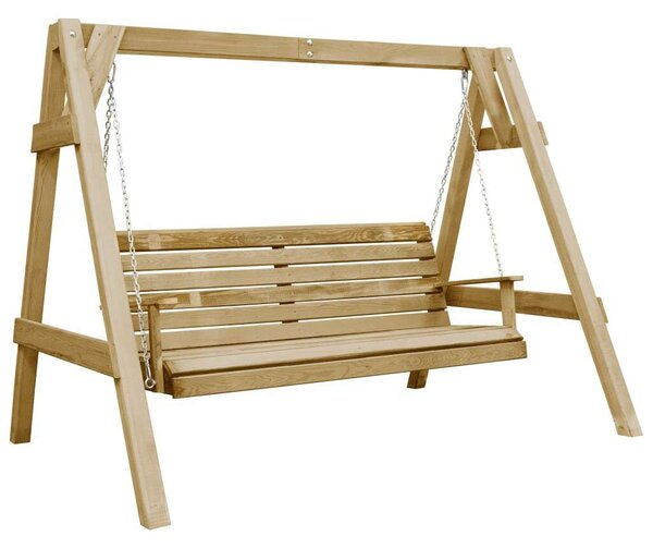 VidaXL impregnált fenyőfa kerti Hintapad 205x150x157cm