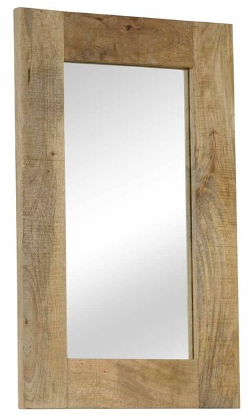 VidaXL tömör mangófa keretű tükör 50 x 80 cm