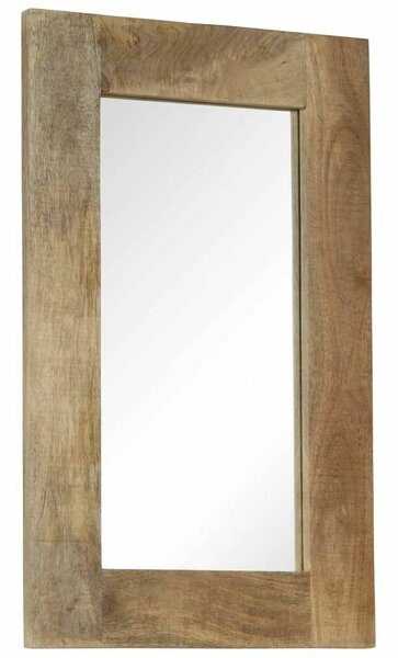 VidaXL tömör mangófa keretű tükör 50 x 80 cm
