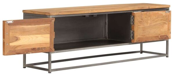 VidaXL Teakfa TV-szekrény - Ipari Stílus - 120cm