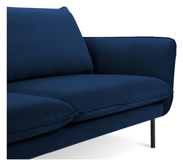 Kék bársony kanapé 200 cm Vienna – Cosmopolitan Design